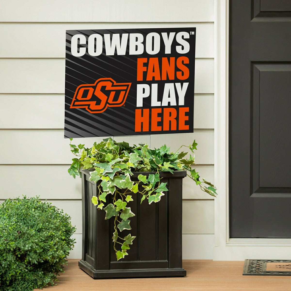 Oklahoma State University Coroplast Yard Sign "Fans Play Here"