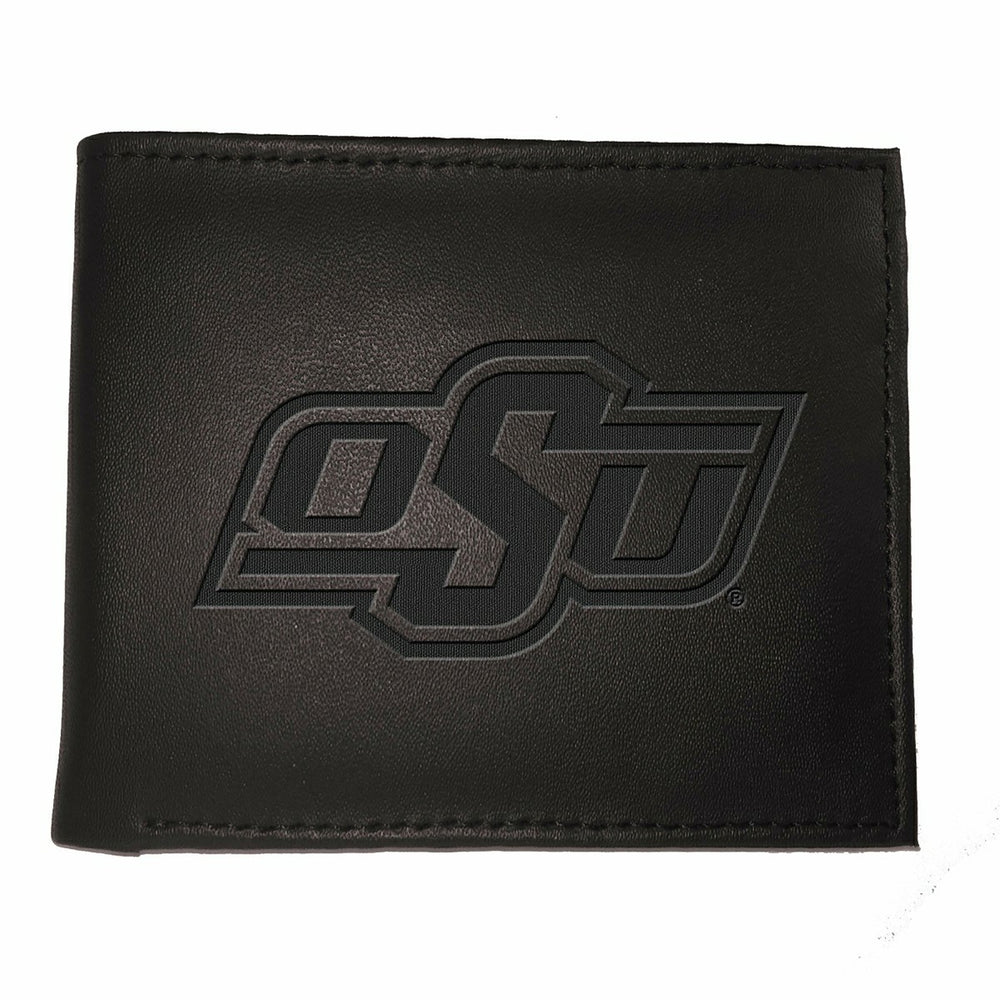 Oklahoma State University, Bi-Fold Wallet, Black
