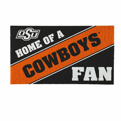 Oklahoma State University, PVC Mat COLOR, Home of a Fan