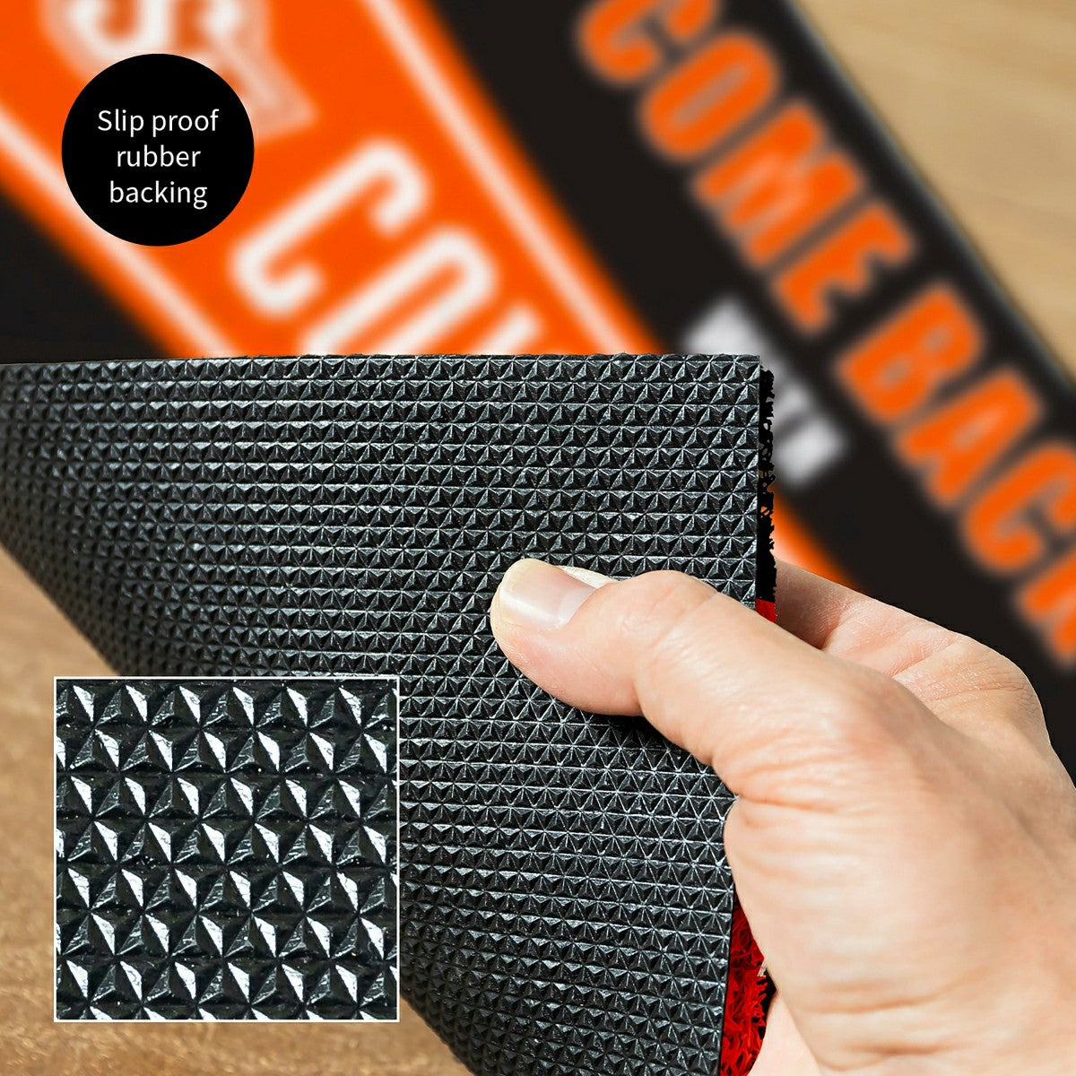 28" x 16" PVC Trapper Mat, Come Back with Tickets, Oklahoma State Univ