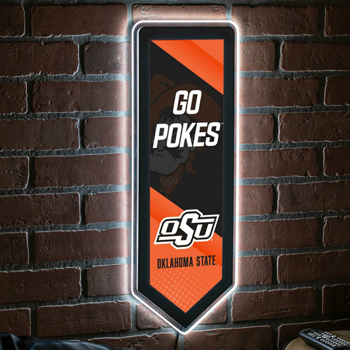 LED Wall Decor, Pennant, Oklahoma State University