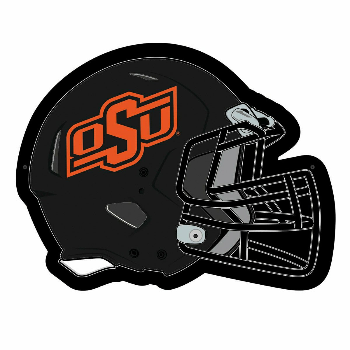 LED Wall Decor, Helmet, Oklahoma State University
