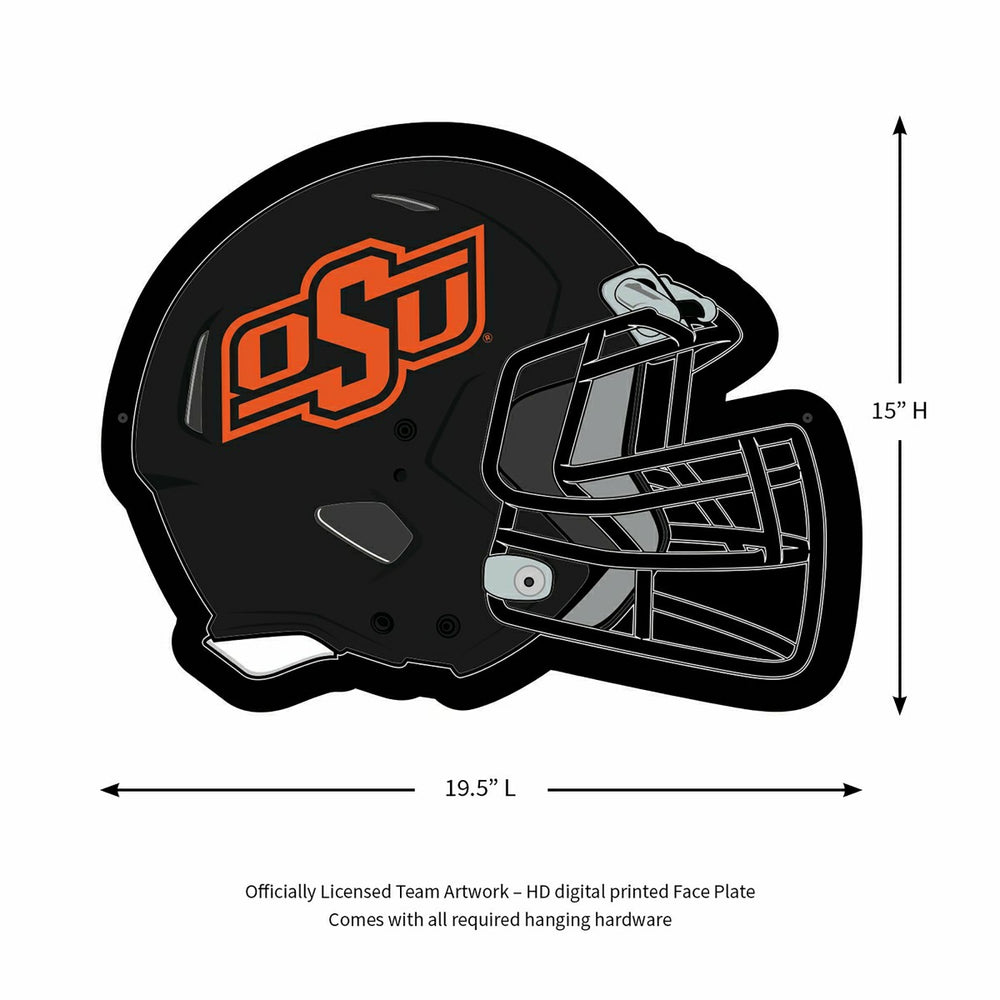 LED Wall Decor, Helmet, Oklahoma State University