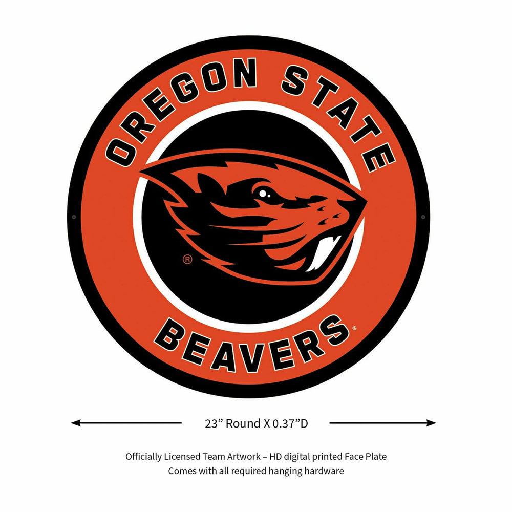LED Wall Decor, Round, Oregon State University