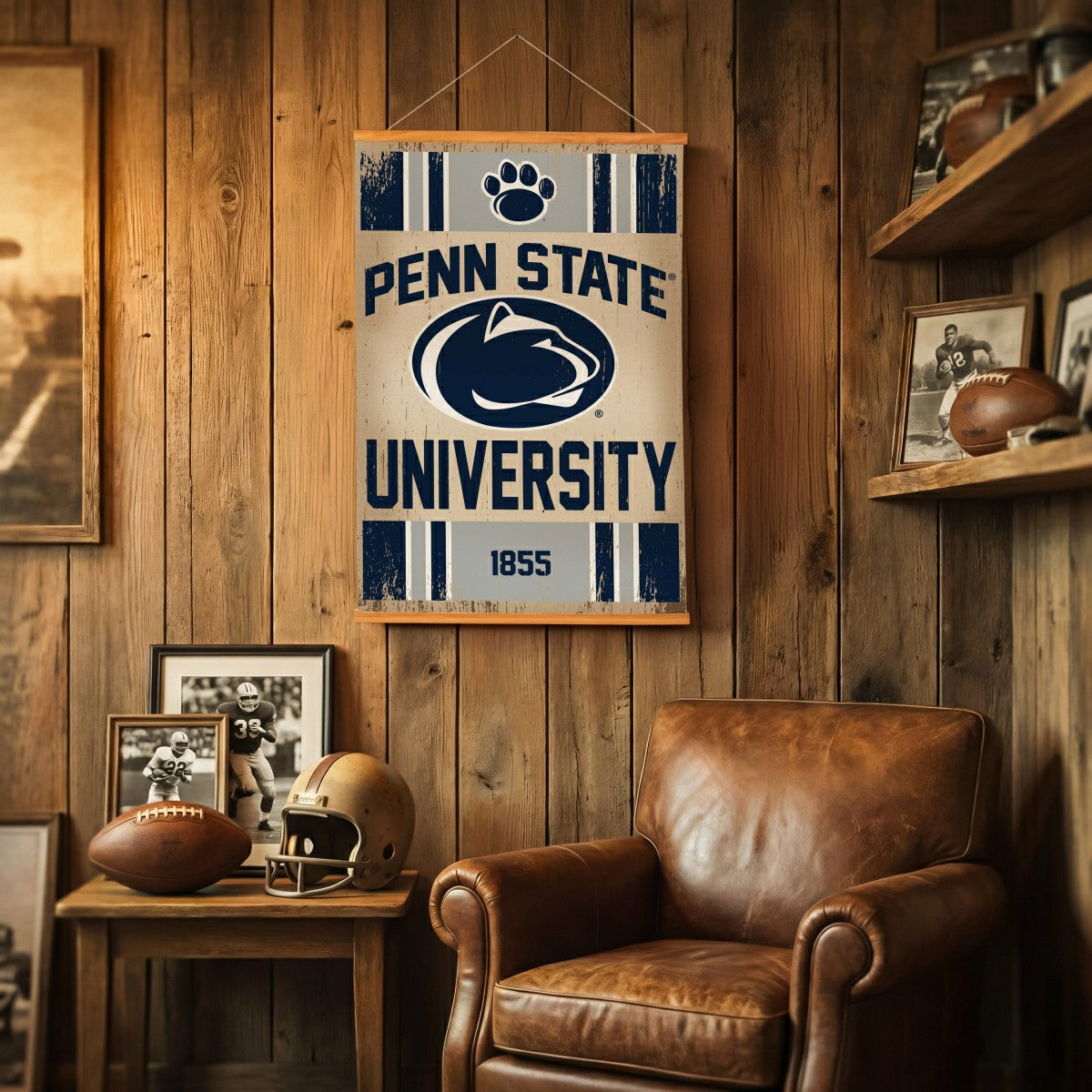 Penn State, Canvas Wall Tapestry, Medium, 36x24