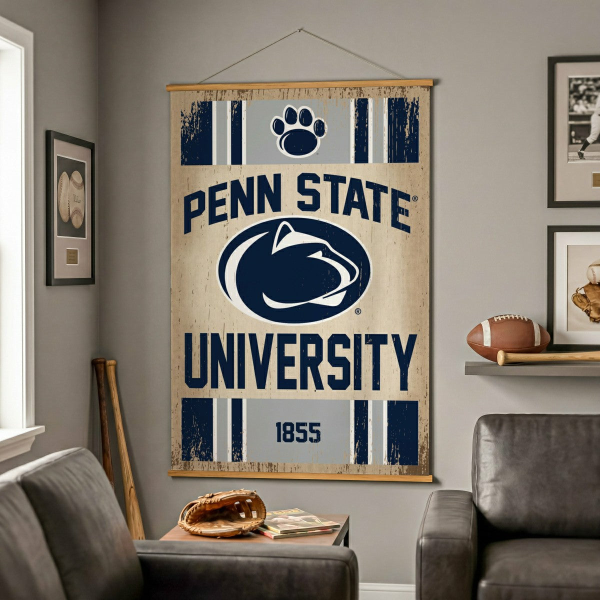 Penn State, Canvas Wall Tapestry, Large, 54x36
