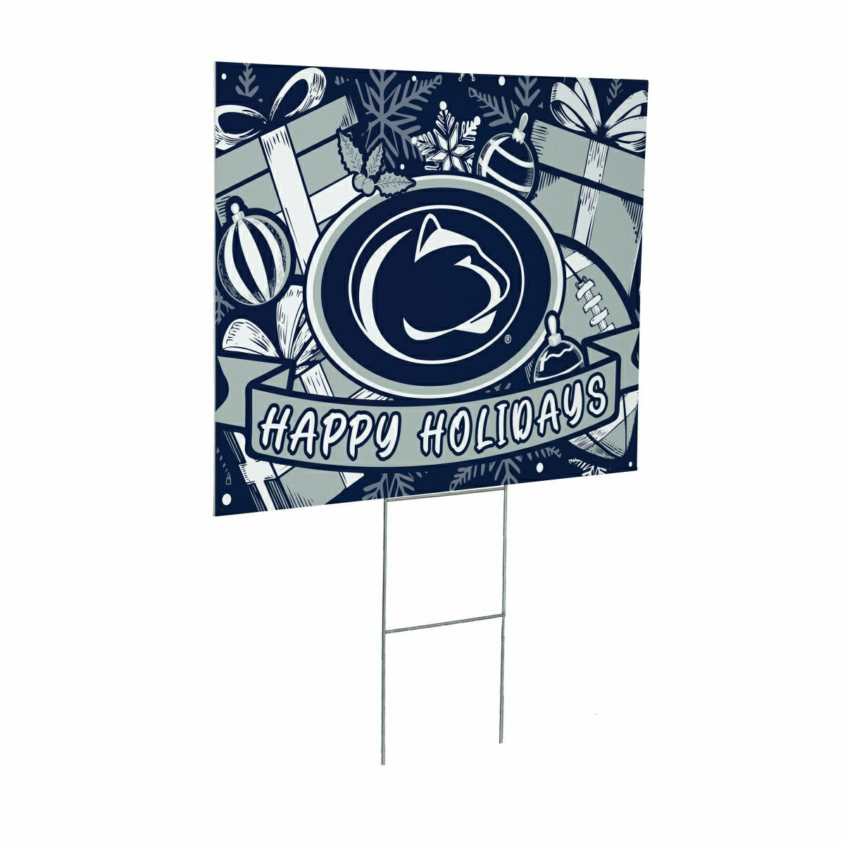 Penn State Yard Sign, Holiday