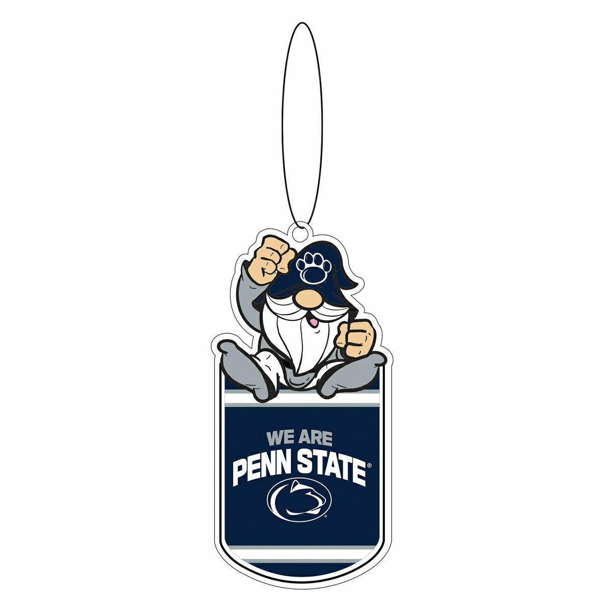 Penn State Gift Tag Ornament, Gnome Fan