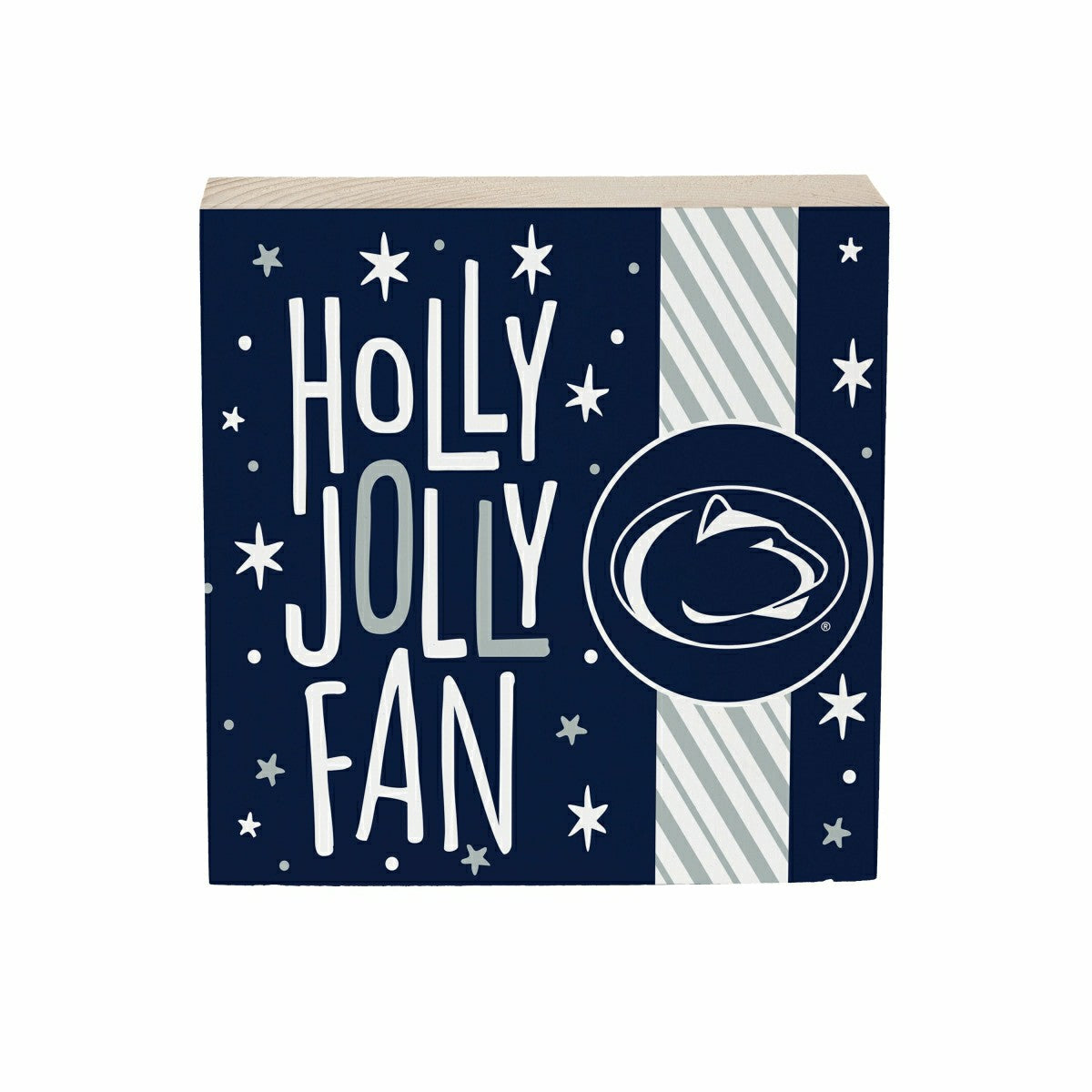 Penn State Block, Holiday, 6x6