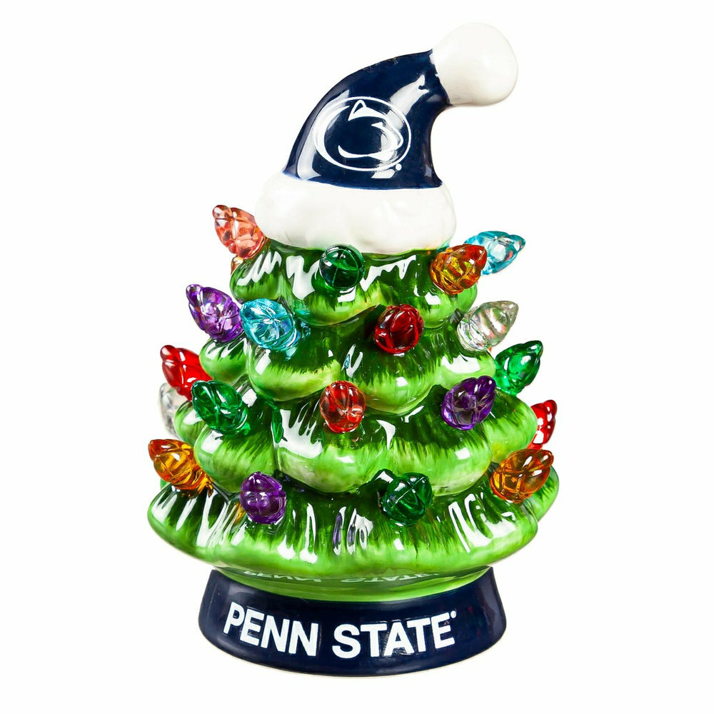 4" Mini LED Tabletop Christmas Tree, Set of 2, Penn State