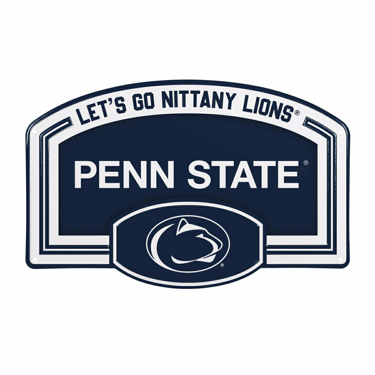 Penn State USA Embossed Steel Wall Sign, 11" x 17"