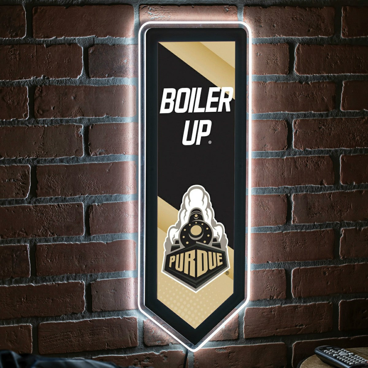 LED Wall Decor, Pennant, Purdue University