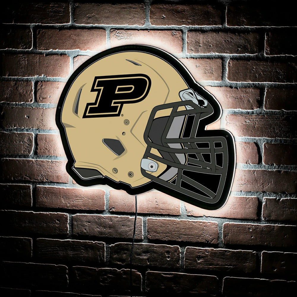 LED Wall Decor, Helmet, Purdue University