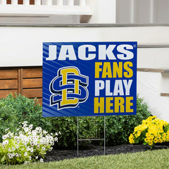 South Dakota State University Coroplast Yard Sign "Fans Play Here"