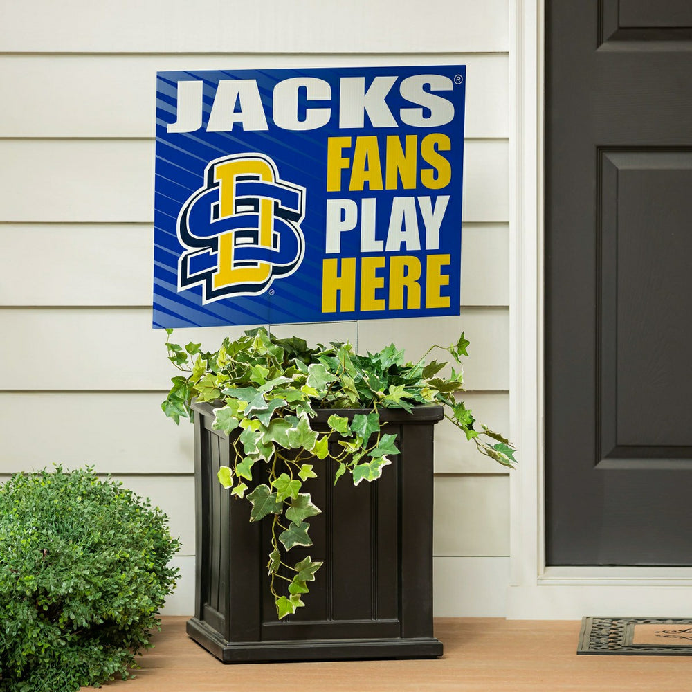 South Dakota State University Coroplast Yard Sign "Fans Play Here"