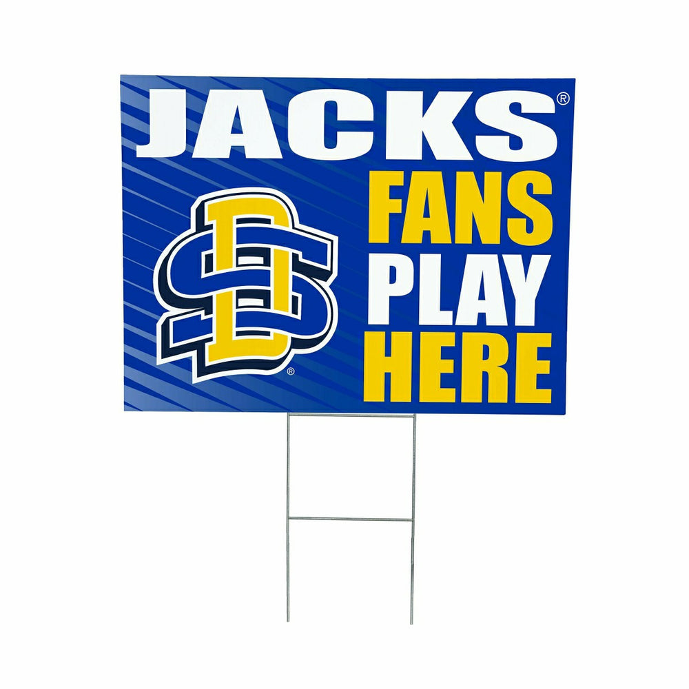 South Dakota State University Coroplast Yard Sign "Fans Play Here"