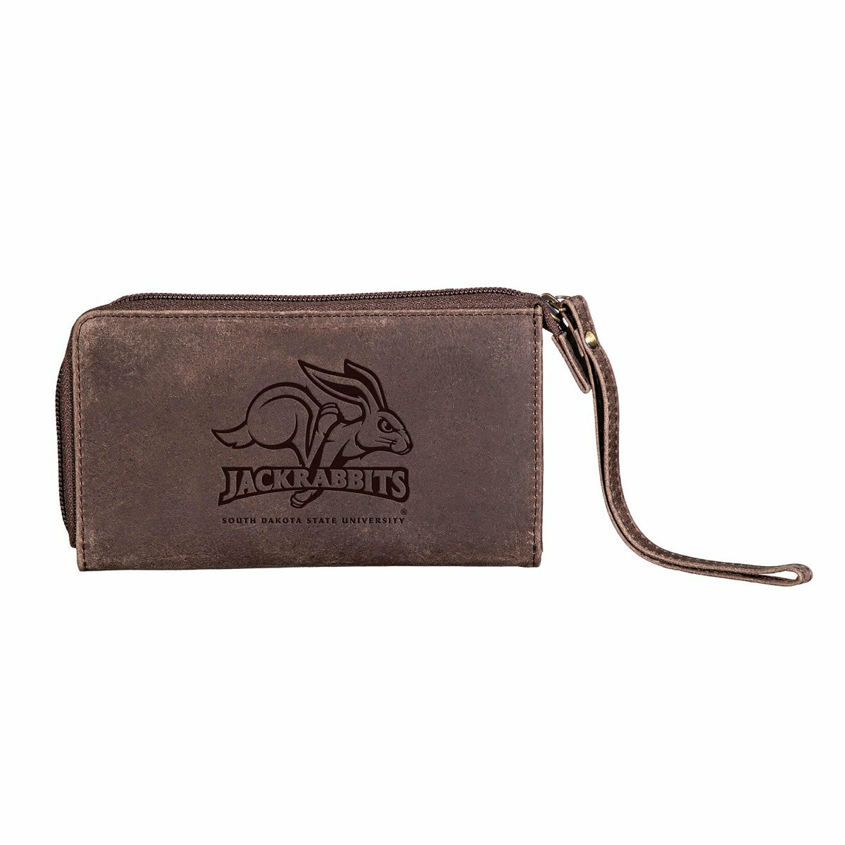Wristlet Wallet, Brown, South Dakota State University