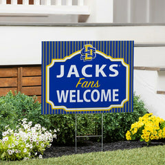 South Dakota State University Coroplast Yard Sign, "Fans Welcome"