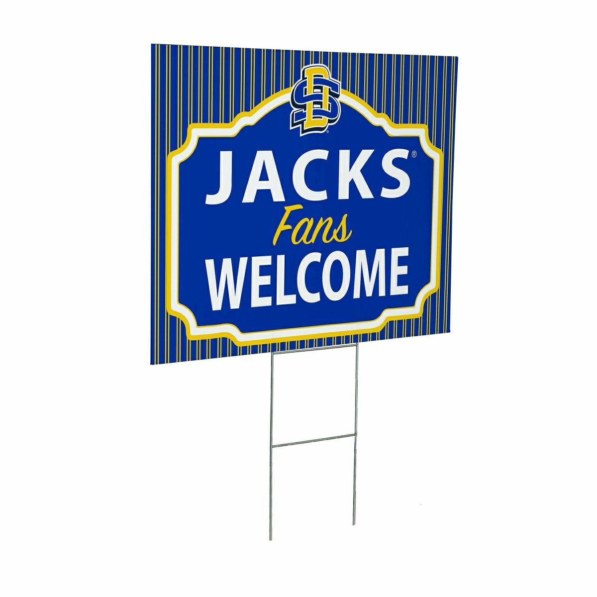 South Dakota State University Coroplast Yard Sign, "Fans Welcome"