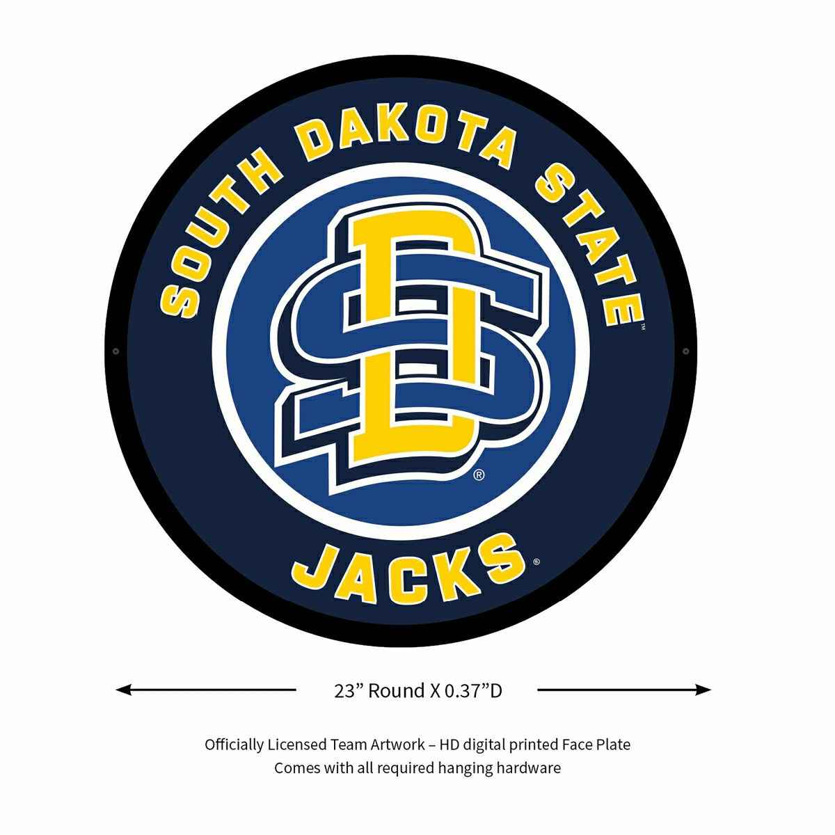 LED Wall Decor, Round, South Dakota State University