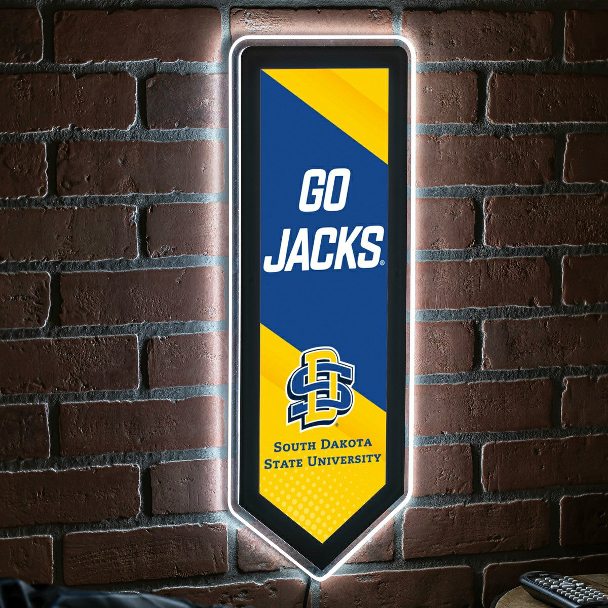 LED Wall Decor, Pennant, South Dakota State University