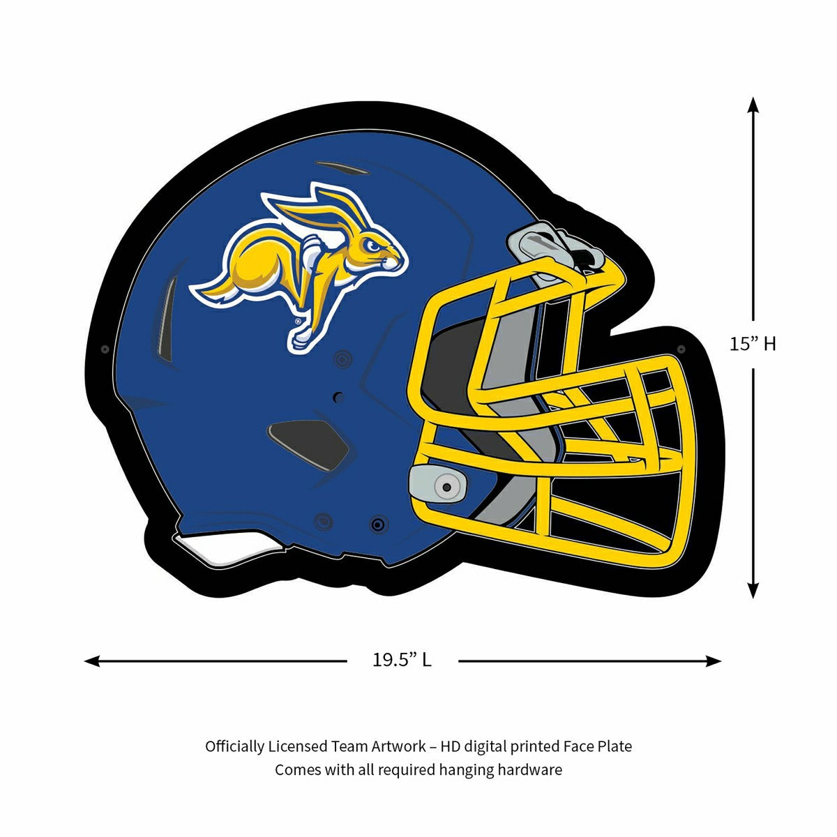 LED Wall Decor, Helmet, South Dakota State University