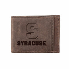 Front Pocket Wallet w/ RFID Blocking, Syracuse, Brown