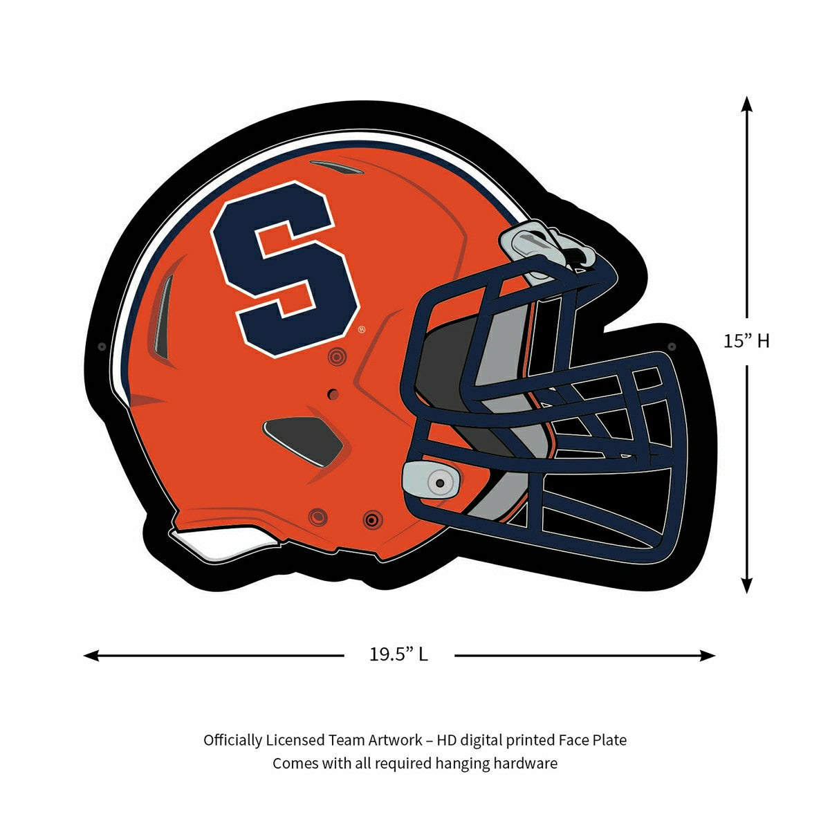 LED Wall Decor, Helmet, Syracuse University