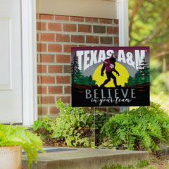 Texas A&M Yard Sign, Bigfoot