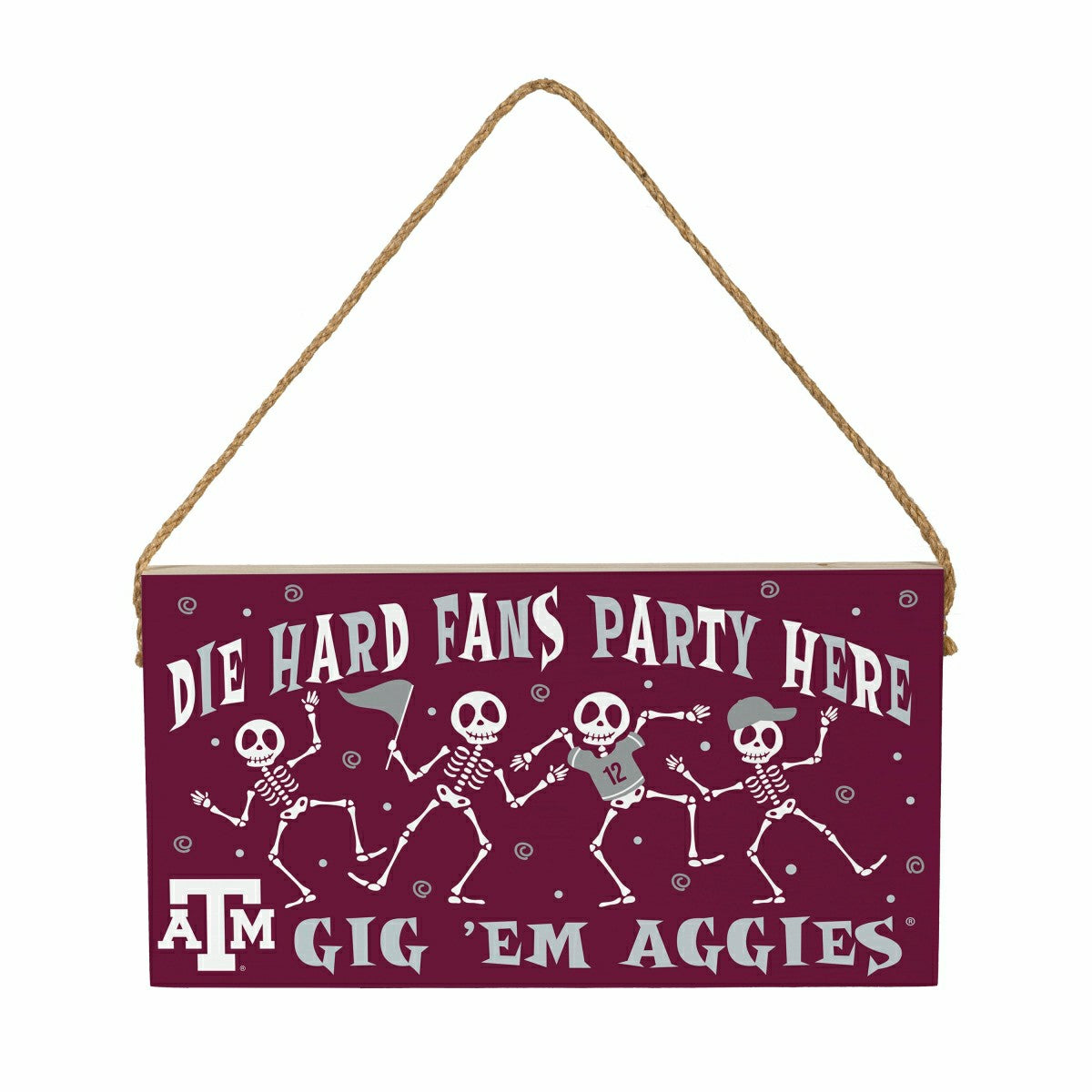 Texas A&M Halloween Wood Wall Sign, 6x11