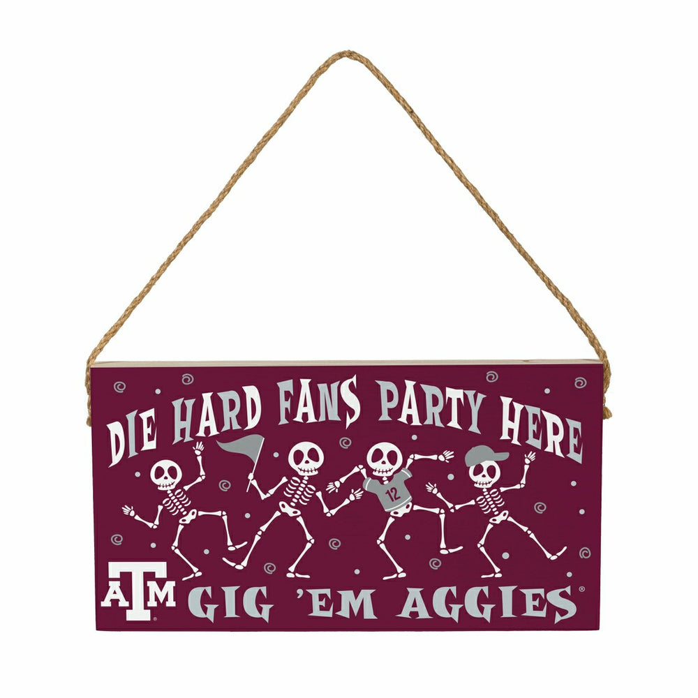 Texas A&M Halloween Wood Wall Sign, 6x11