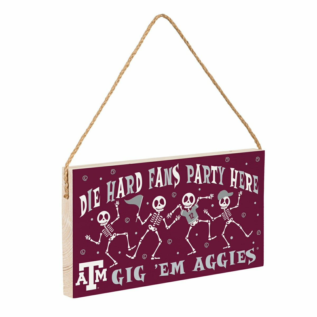 Texas A&M Halloween Wood Wall Sign, 6x11