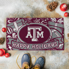 Texas A&M Holiday PVC Mat, 28"x16"