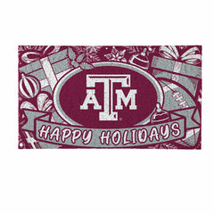 Texas A&M Holiday PVC Mat, 28"x16"