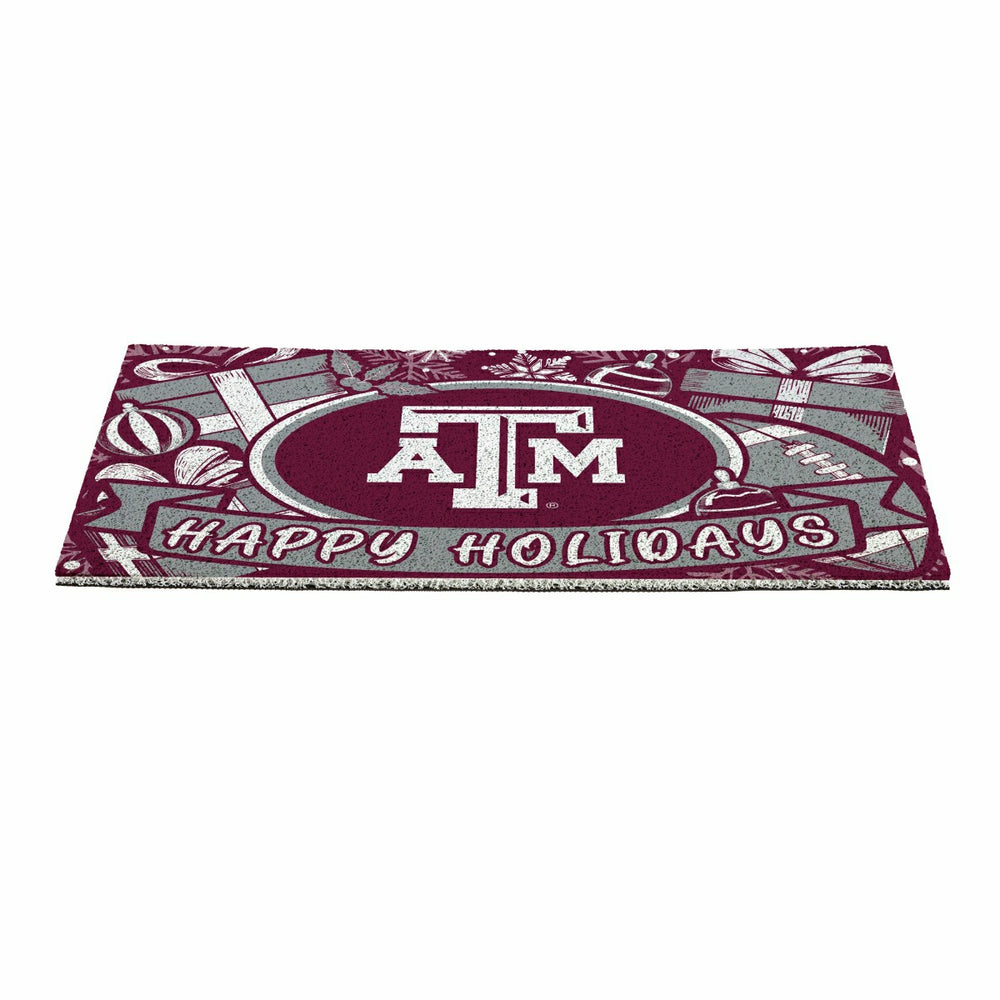 Texas A&M Holiday PVC Mat, 28"x16"