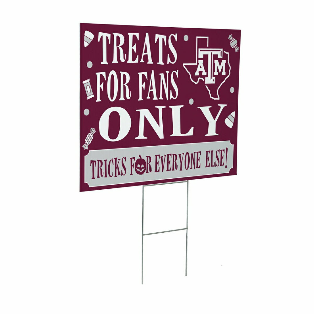 Texas A&M Yard Sign, Halloween Treats for Fans