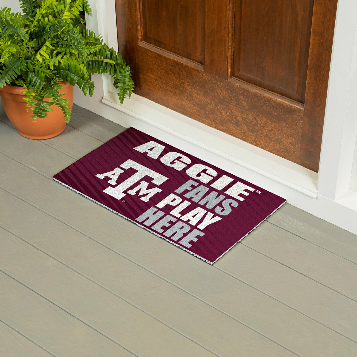 Texas A&M Fan Mat, 28"x16"