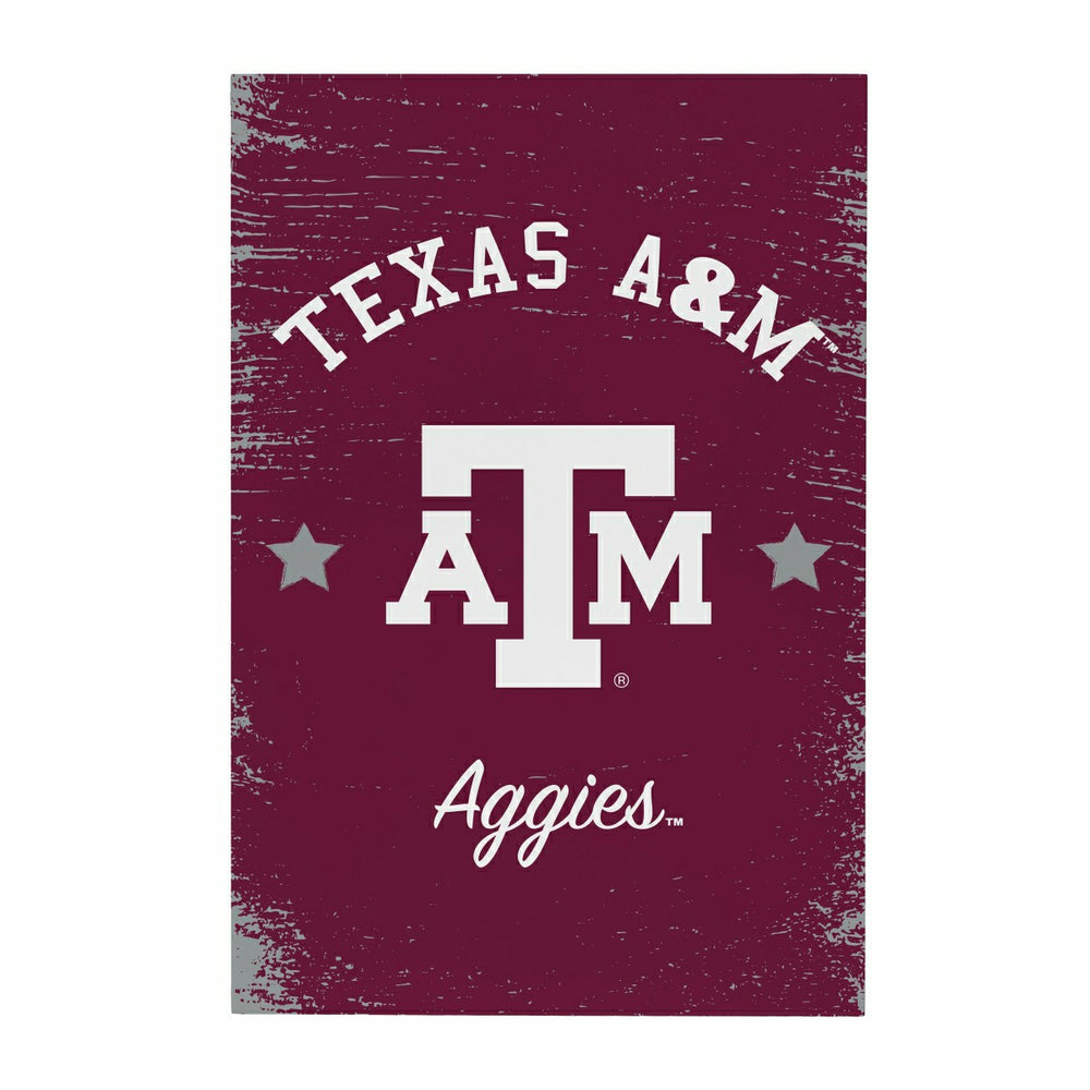 Texas A&M Wood Wall Sign, 16x24