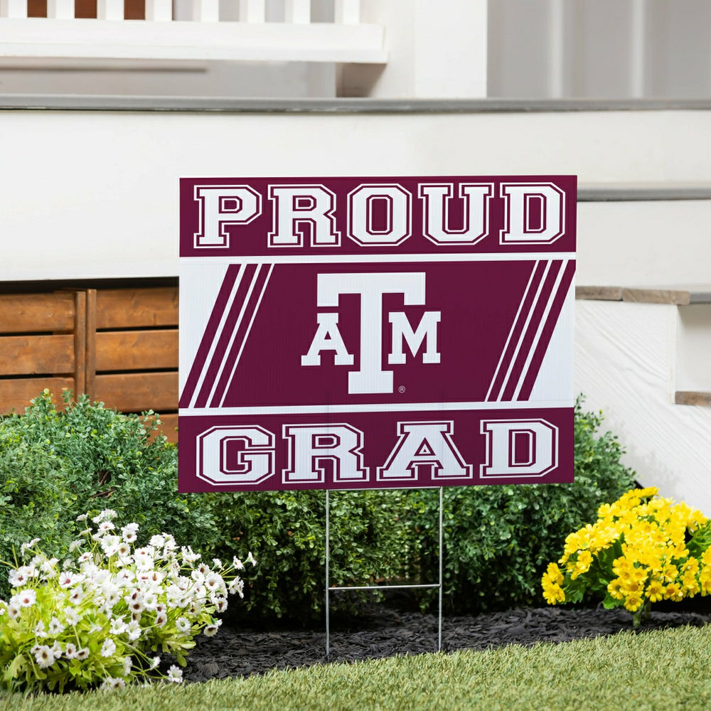 Texas A&M Coroplast Yard Sign Graduate