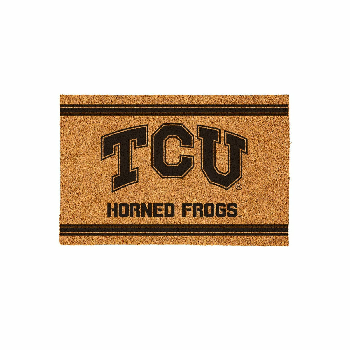 Texas Christian University Large One Color Coir Mat, 36"x24"