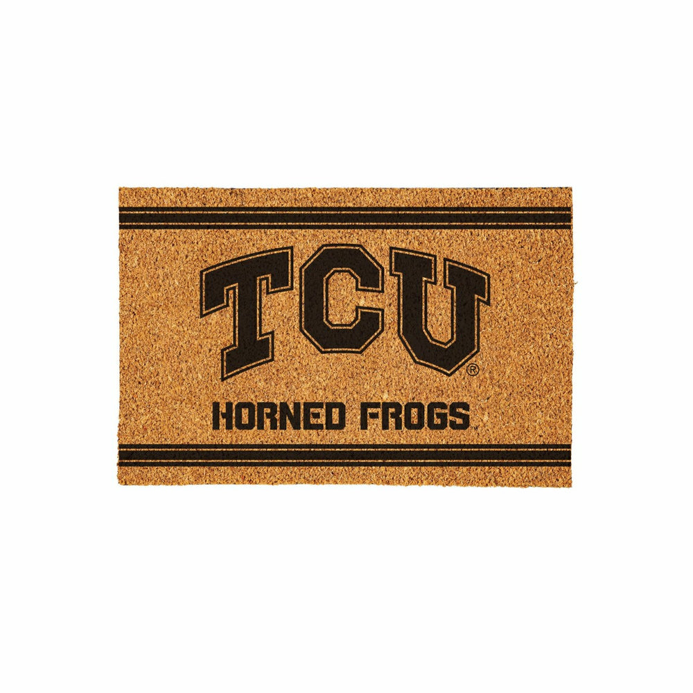 Texas Christian University Large One Color Coir Mat, 36"x24"