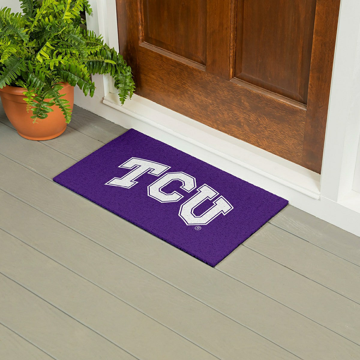 Full Color PVC Mat, 16" x 28", Texas Christian University
