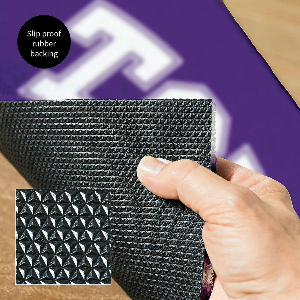 Full Color PVC Mat, 16" x 28", Texas Christian University