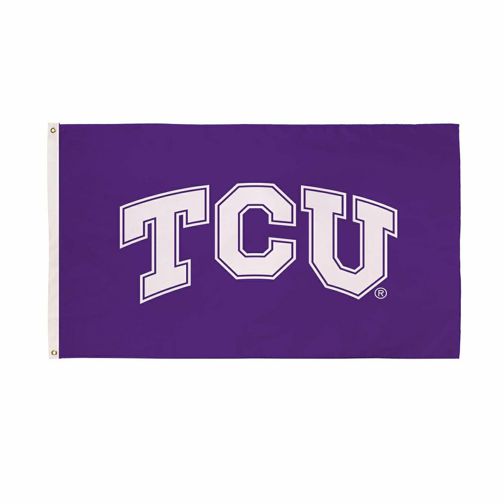 Texas Christian University Single Sided Flag w/ 2 Grommets, 3'x5'