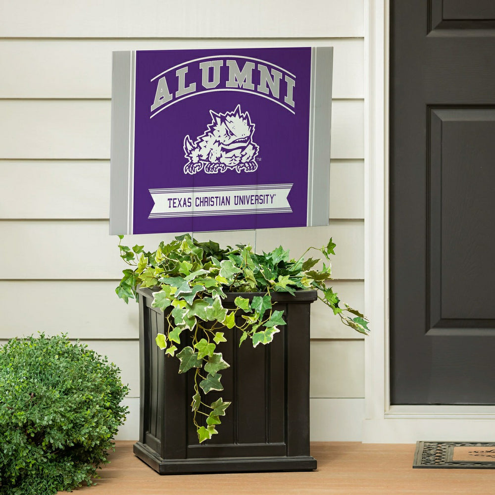 Texas Christian University Coroplast Yard Sign Alumni