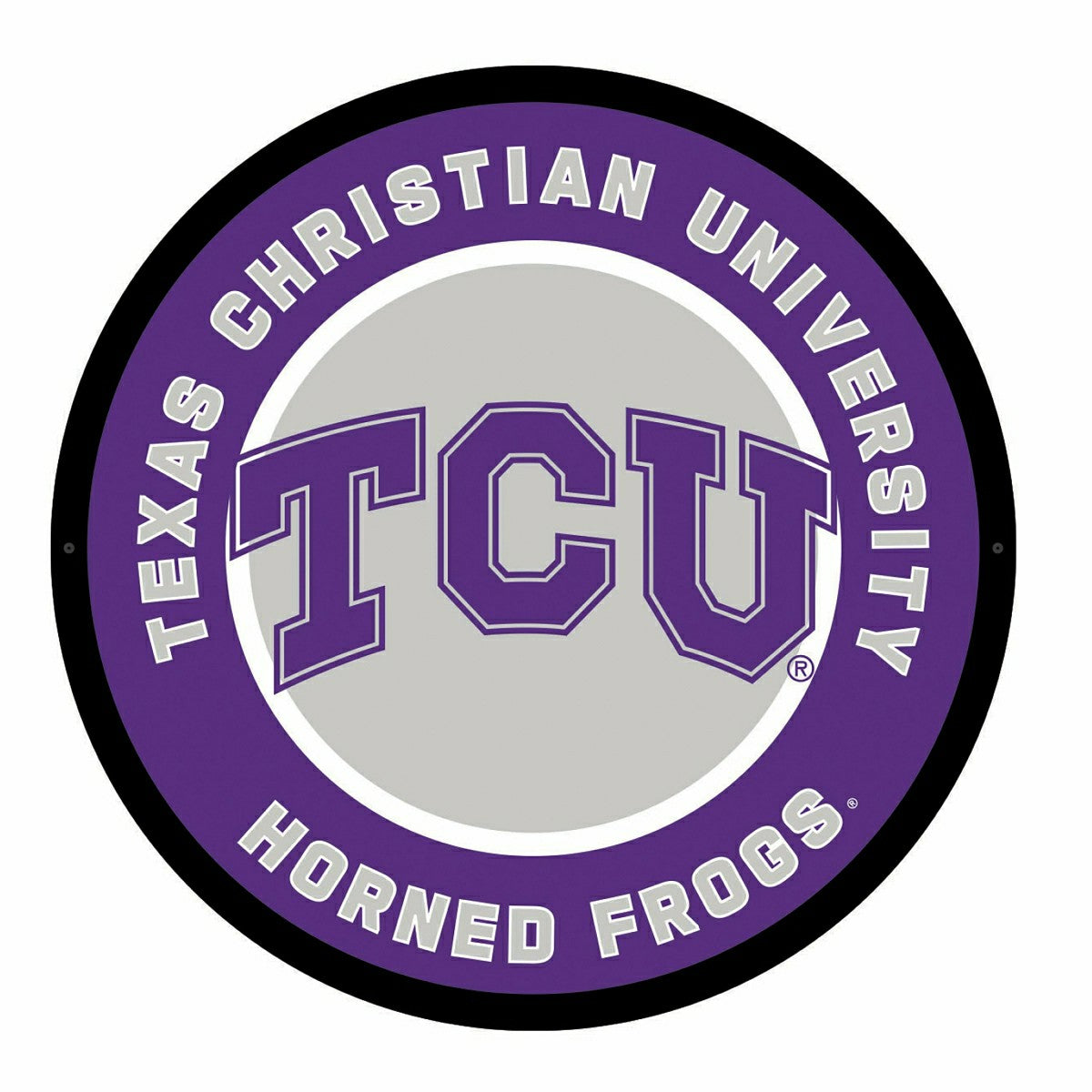LED Wall Decor, Round, Texas Christian University