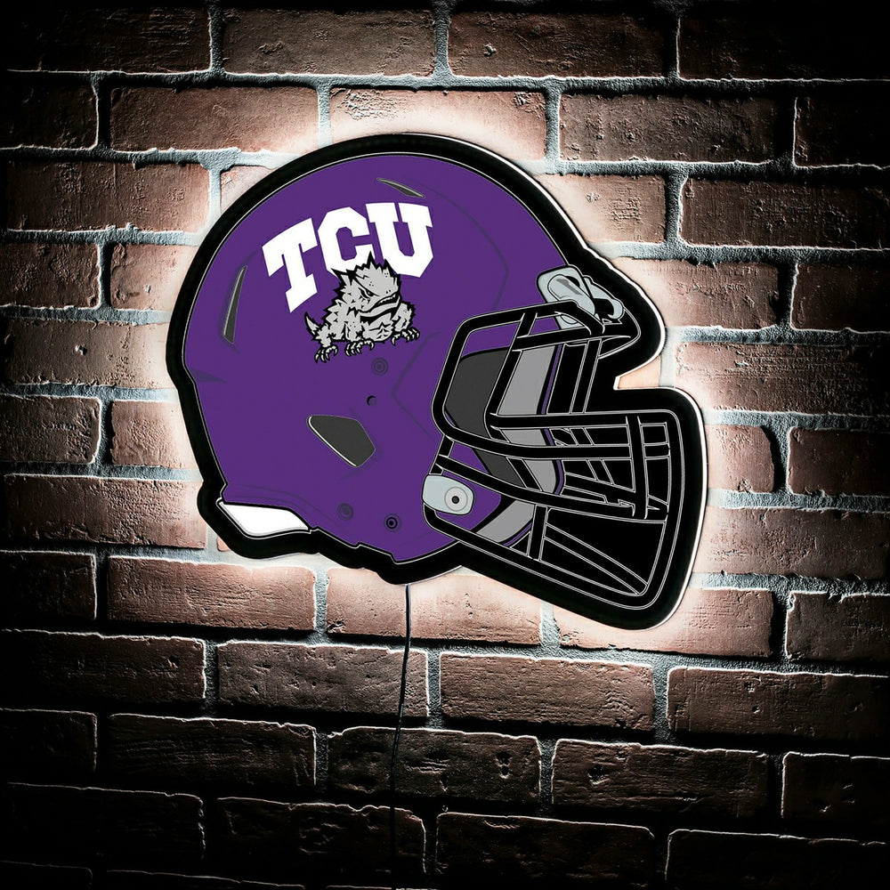 LED Wall Decor, Helmet, Texas Christian University