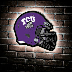 LED Wall Decor, Helmet, Texas Christian University