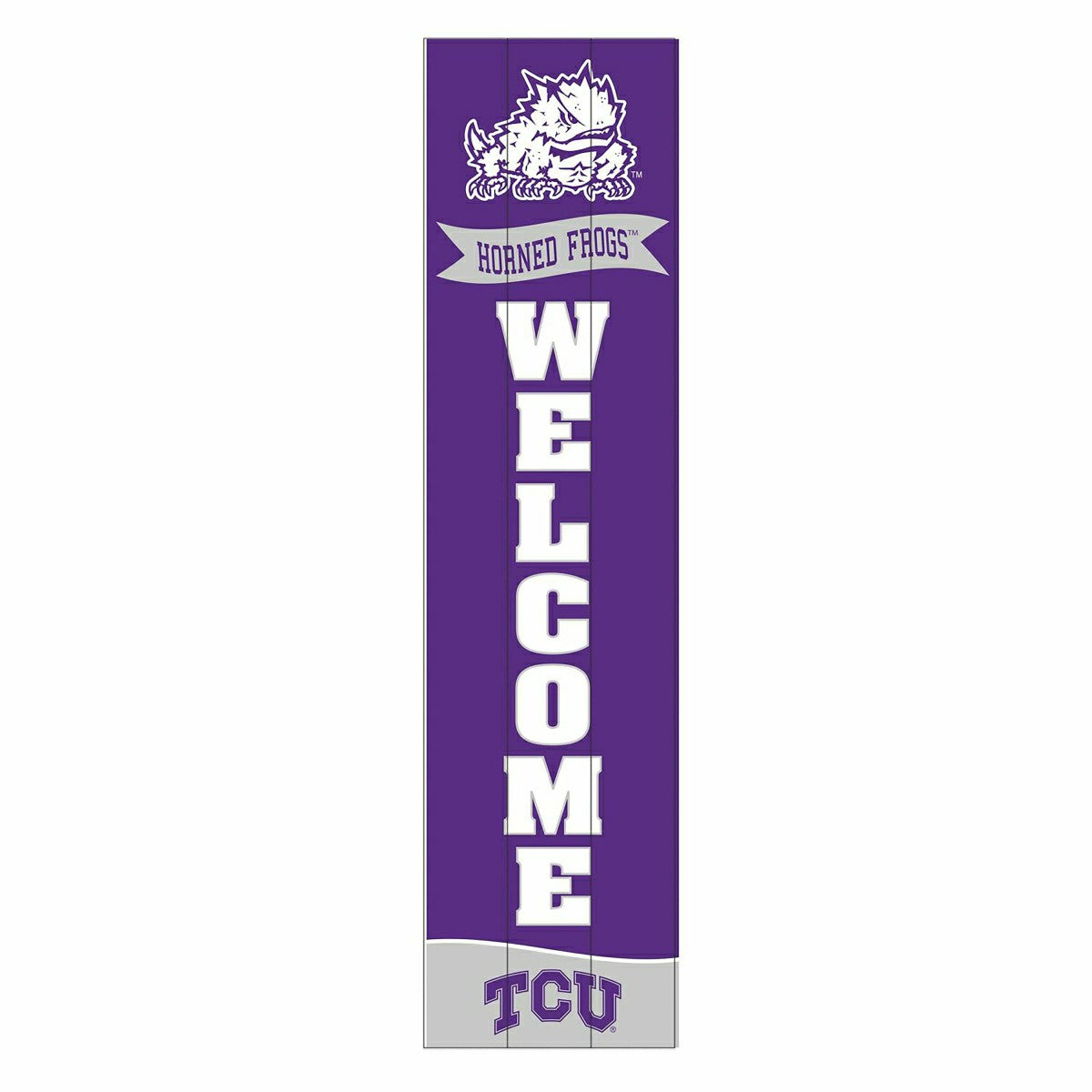 Texas Christian University Large Single Sided Leaner, 46"