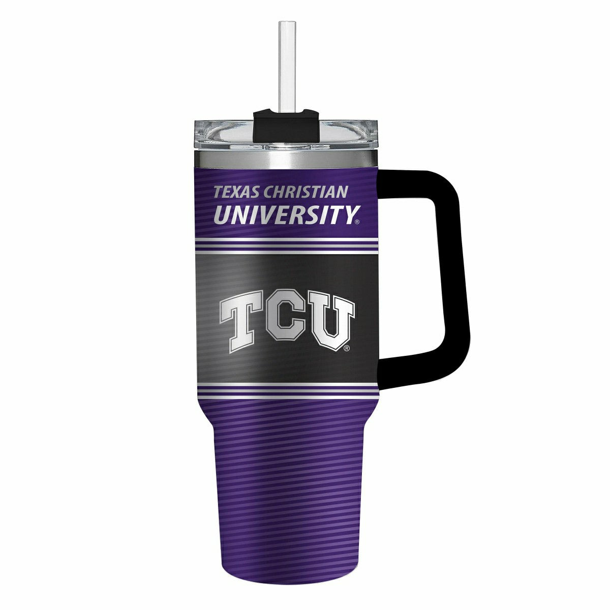 40oz Stainless Steel Canyon Cup w/ Straw, Texas Christian University